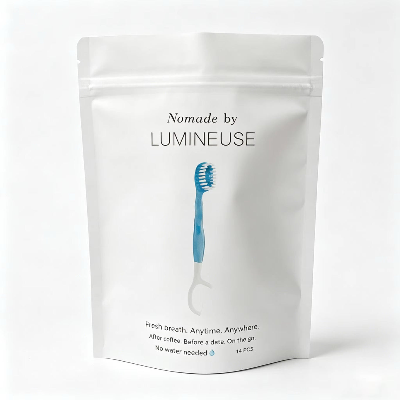 Nomade by LUMINEUSE - Brosses à dents sans eau 14 pièces